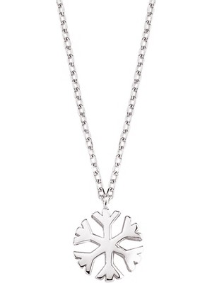 Altın Sepeti Gümüş Sade Minik Kartanesi Kolye