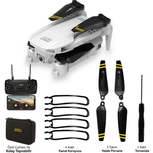 CX017 Wifi Çift Kameralı Katlanabilir 1080P Drone
