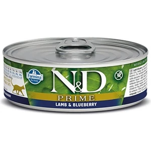 N&d Prime Kuzu Etli ve Yaban Mersinli Kedi Konservesi 80 gr