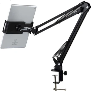 Masaüstü Metal Telefon ve Tablet Standı  Süspansiyonlu  6" 11"   Esnek Uzun Kollu 360 Derece Dönen
