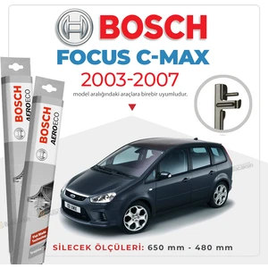 Ford Focus C-Max Muz Silecek Takımı (2003-2007) Bosch Aeroeco