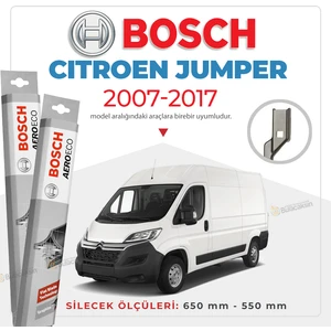Citroen Jumper Muz Silecek Takımı (2007-2017) Bosch Aeroeco