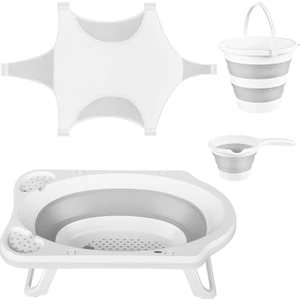 Ahir Ticaret Hobby Life Katlanır Bebek Yıkama Banyo Seti Fileli