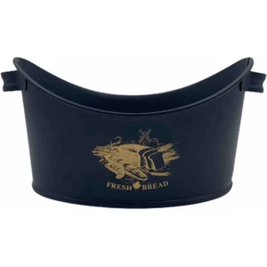 RDG Home Metal Siyah Kayık Ekmeklik