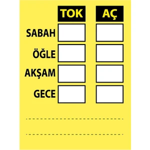 Kutu Ambalaj Eczane Etiketi - 550 Adet