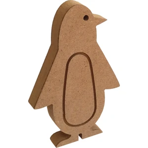 15 cm 18 mm Penguen. Dik Durabilir.boyanabilir Ham Ahşap Obje.ahşap Boyama Ürünü.ahşap Hayvan Figürü Hobi Boyama