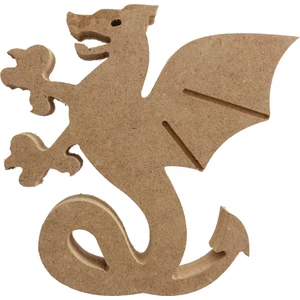 25 cm 18 mm Ejderha  Dik Durabilir.boyanabilir Ham Ahşap Obje.ahşap Boyama Ürünü.ahşap Hayvan Figürü Hobi Boyama