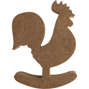25 cm 18 mm Sallanan Horoz  Dik Durabilir.boyanabilir Ham Ahşap Obje.ahşap Boyama Ürünü.ahşap Hayvan Figürü Hobi Boyama