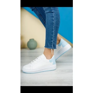 Kadın Bağcıklı Termo Taban Sneaker Deri Spor Ayakkabı