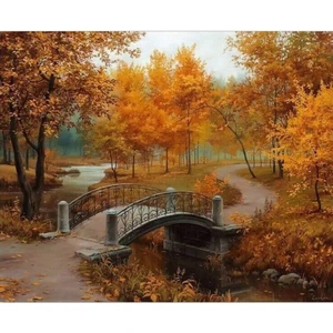 Womb Hobby Hazan Sayılarla Boyama Seti 40X50 cm Tuvale Gerili
