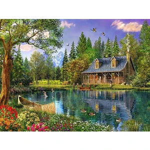 Womb Hobby Saklı Cennet Sayılarla Boyama Seti 40X50 cm Tuvale Gerili