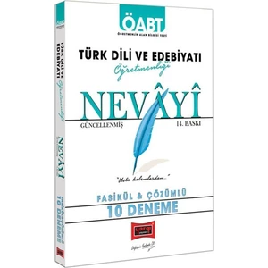 Yargı Yayınevi ÖABT Nevayi Türk Dili ve Edebiyatı Öğretmenliği Fasikül Çözümlü 10 Deneme