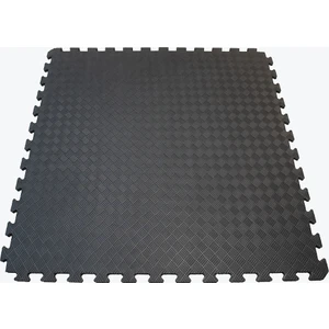 Bermody 26MM 100CM x 100 cm Yer Matı Tek Renk Siyah Tatami
