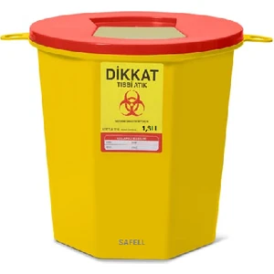 Tıbbi Atık Kovası – 25 Adet -1,3 Litre - 5 Litre - 10 Litre Seçenekli