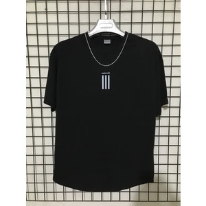 Oversize Tşirt Siyah Impavido 3 Çizgi