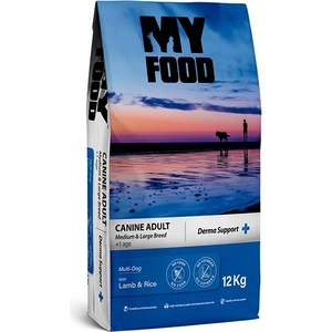My Food Kuzulu&pirinçli Yetişkin Orta/büyük Irk Köpek Maması Derma Support 12 kg
