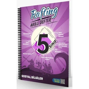 Fikribilim Yayınları 5. Sınıf Sosyal Bilgiler Rafting Akıllı Defter /
