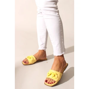 Plus   Sarı Cilt Kadın Terlik