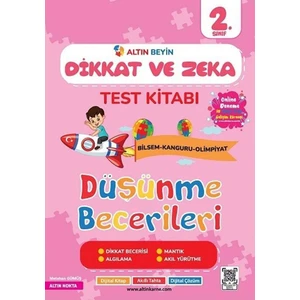 Altın Nokta Yayınevi 2. Sınıf Altın Beyin Dikkat ve Zeka Kitabı