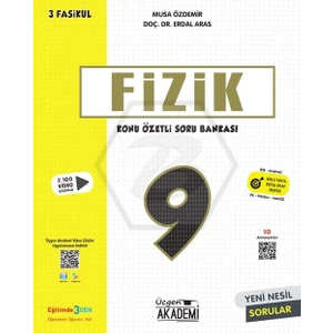 Üçgen Akademi 9. Sınıf Fizik - Konu Özetli Soru Bankası (Ciltli)