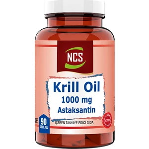 Krill Oil 1000 Mg Astaksantin 2 Mg 90 Softgel