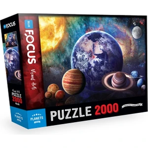 Blue Focus Gezegenler 2000 Parça  Puzzle