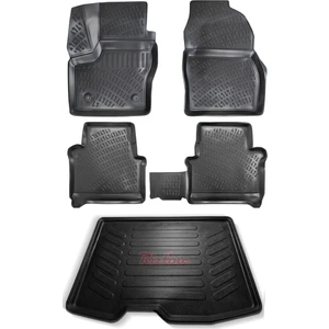 Ford Connect 2014 Sonrası 3D Paspas ve Bagaj Havuzu Seti