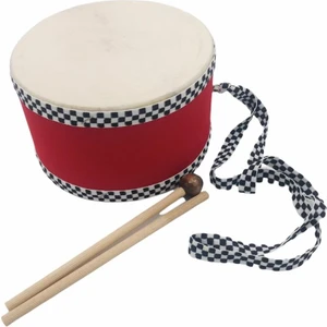Oyce Toys Ahşap Çocuk Davulu (Kırmızı)