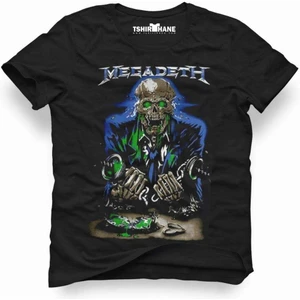 Megadeth Rock Metal Müzik Baskılı Erkek Dar Kesim Slim Fit T-Shirt