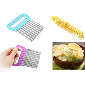 Chips Chopper Şekilli Sebze ve Meyve Dilimleyici