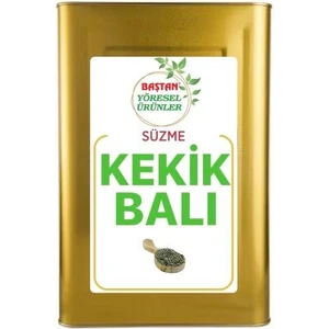 Baştan Yöresel Kekik Balı Süzme 25KG Teneke