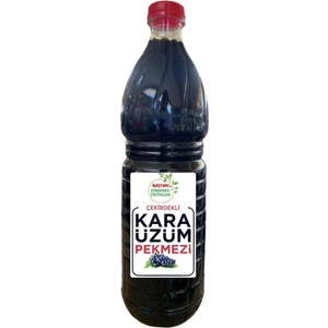 Baştan Yöresel 1300GRAM Çekirdekli Kara Üzüm Pekmezi