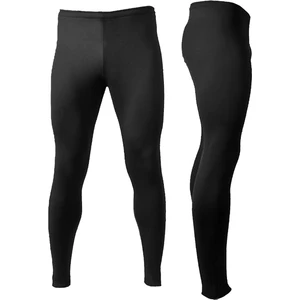 Uzun Sporcu Taytı Unisex Esnek Parlak Siyah Nefes Alabilir Kumaş ile Antrenman İçin