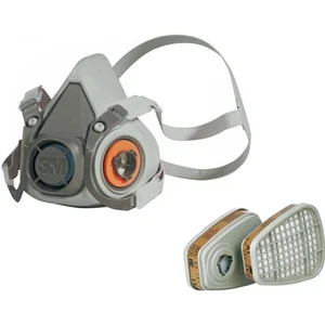 3m 6200 Yarım Yüz Maskesi (Medium) + 3m 6051 A1 Maske Filtresi