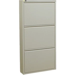 Kaser Metal 3'lü Krem Ayakkabılık