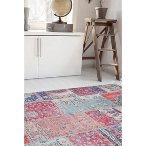 Patchwork Desenli Salon Halısı, Jazz Şönil |Pamuk-Polyester| Rustik Halı Al 82
