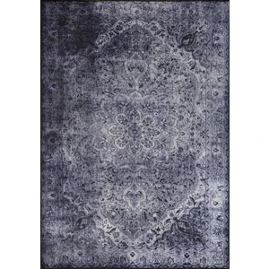Vintage Salon Halısı, Blues Şönil Dokuma |Pamuk-Polyester|Gri Halı Al 22
