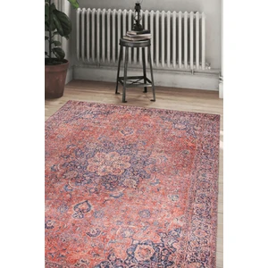Vintage Salon Halısı, Blues Şönil Dokuma |Pamuk-Polyester|Kırmızı Halı Al 370