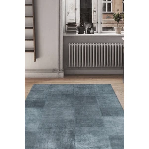Patchwork Desenli Salon Halısı, Jazz Şönil |Pamuk-Polyester| Yeşil Halı Al 102