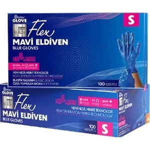 Hız Danışmanlık Reflex Flex Mavi Glove Pudrasız 100'LÜ / S
