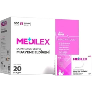 Hız Danışmanlık Reflex Medilex Eldiven Pembe Renk S Beden 100'LÜ
