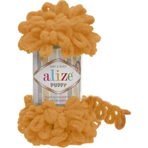 Puffy Parmakla Örülen El Örgü Ipi Renk KODU:336-AÇIK Portakal