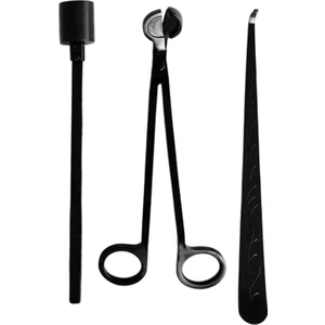 Paslanmaz Çelik Snuffer Aracı Kanca Makas Trim Lambası Yağ Düzeltici Kepçe(Yurt Dışından)
