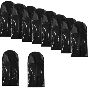 10 Adet Toz Geçirmez Peruk Saklama Çantası Saç Uzantıları Hairpieces Tutucu Kılıf Seti