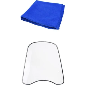 Motosiklet Scooter Temizle Cam Ön Cam Rüzgar Saptırıcı Rüzgar Geçirmez