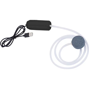 Taşınabilir USB 5V Akvaryum Oksijen Hava Pompası - Siyah (Yurt Dışından)