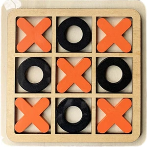 Ahşap Tic Tac Toe Eğlence Tahta Oyunu Ev Için Akıllı Klasik Masa