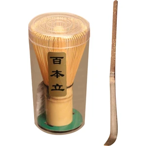 Bambu Çırpma, Matcha Yeşil Çay, El Yapımı 75-80 Prongs Matcha Kaşık Seti ile (Yurt Dışından)