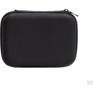 2 Adet Elektronik Aksesuar USB Kablosu Seyahat Organizatör Dijital Saklama Çantası Kılıfı (Yurt Dışından)