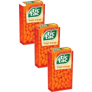 Tic Tac   Orange Portakallı Şeker 18  gr Aromalı Şekerleme x 3